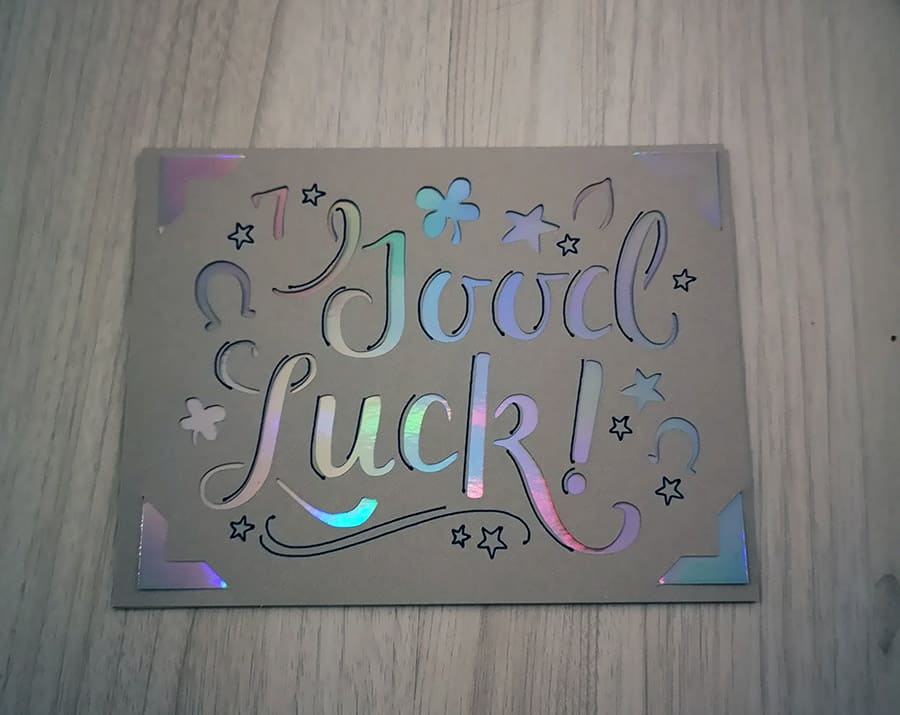 Good Luck Card