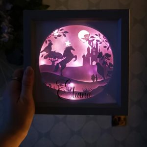 Unicorn Light Box/Shadow Box Frame