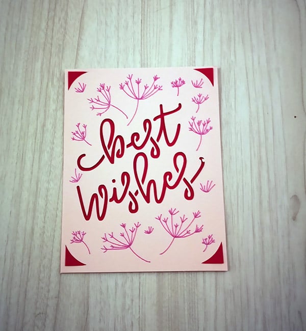 Best Wishes Card
