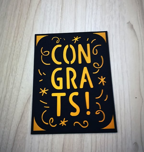 Congratulations Handmade Card