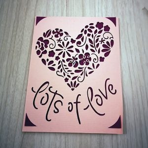 With Love Handmade Card