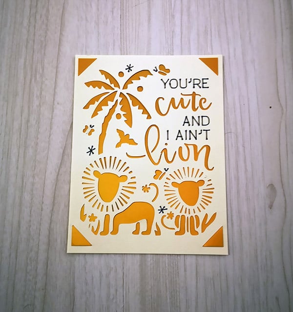 With Love Handmade Card