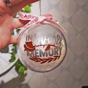 In Loving Memory Personalised Bauble
