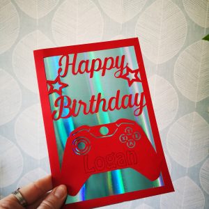 Game Controller Birthday Card