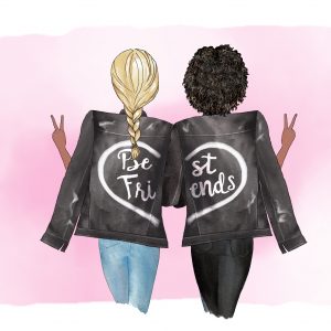 Best Friends Personalised Print