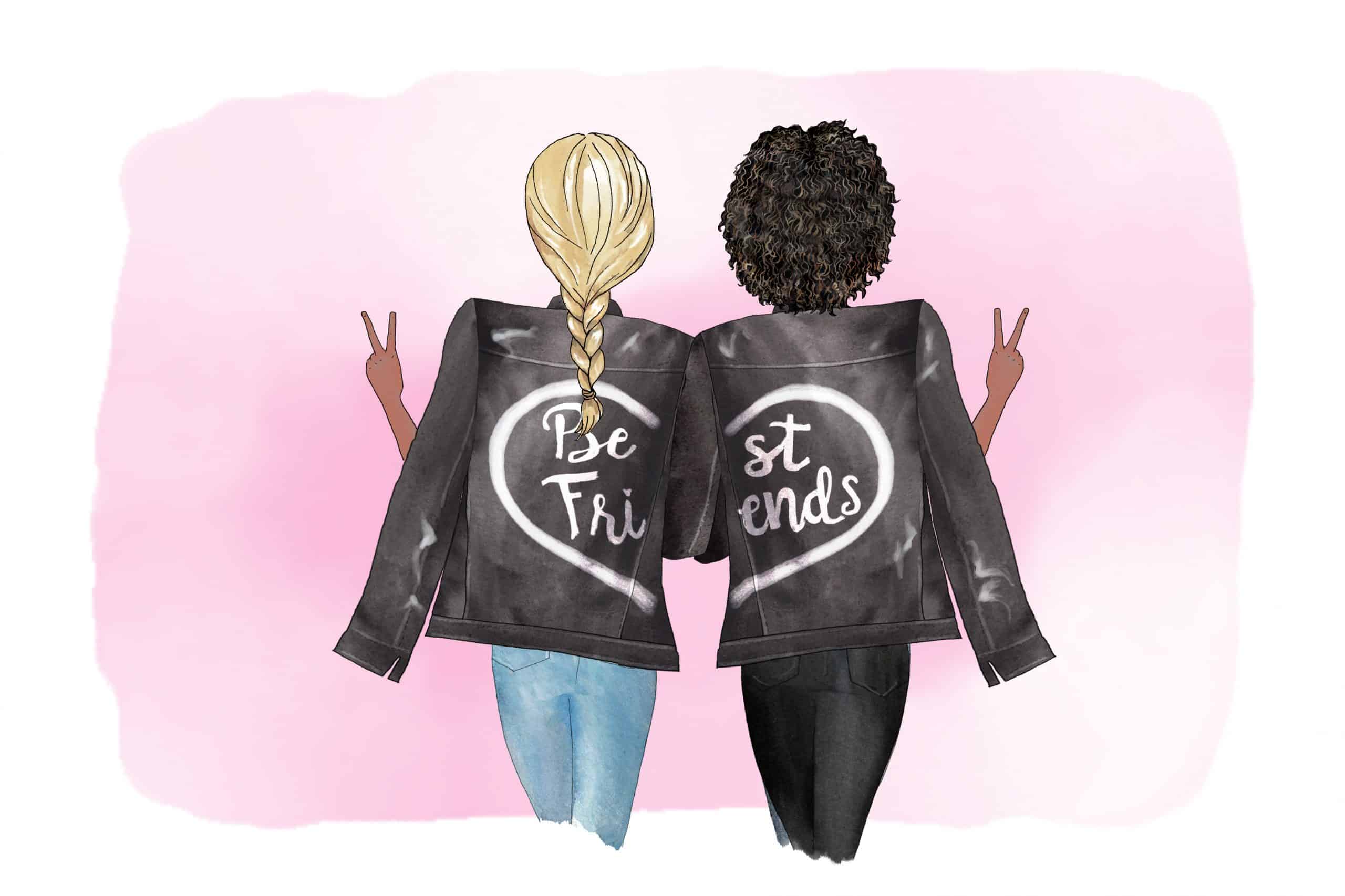 Best Friends Personalised Print